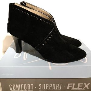 Life stride Black embellished booties